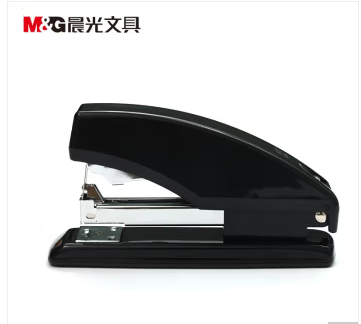 晨光 訂書機12號省力訂書器金屬拉桿統一型辦公用品 顏色隨機 ABS91640大號省力型/12號訂書機