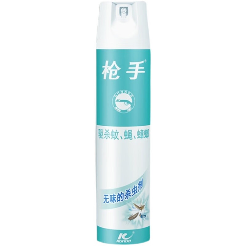 槍手殺蟲氣霧劑600ml噴霧無味滅蚊子蒼蠅蟑螂藥飛蟲通殺 槍手無味型【一瓶裝】 600ml